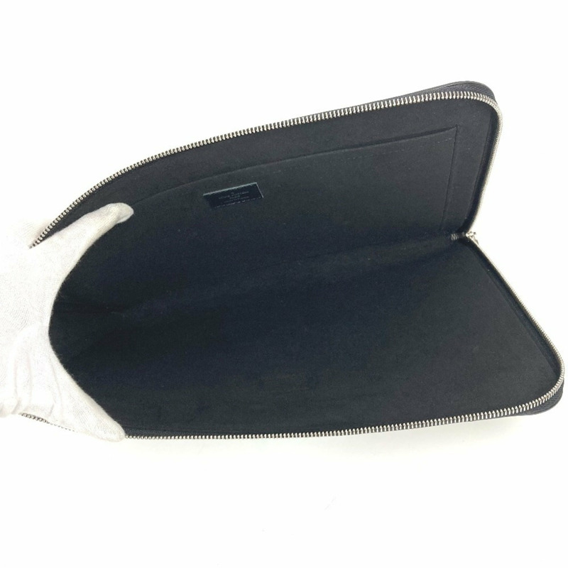 路易威登 M68198 Epi 皮革 LV Circle Pochette Jour GM 手拿包，L 型拉鍊，男女皆宜，黑色。-12