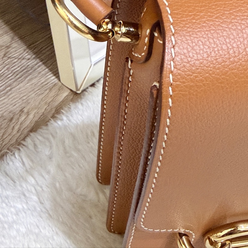 愛馬仕最保值的✨金色x金釦✨  Hermes Roulis gold愛馬仕金剛色 D刻-12