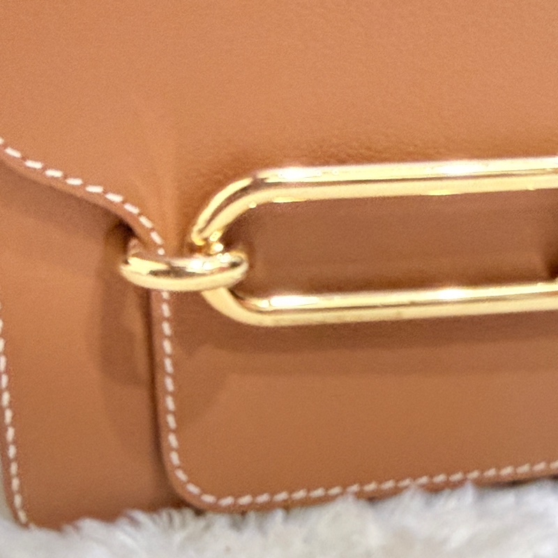 愛馬仕最保值的✨金色x金釦✨  Hermes Roulis gold愛馬仕金剛色 D刻-14