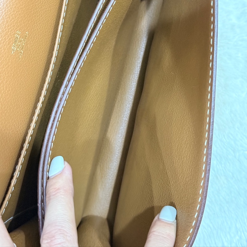 愛馬仕最保值的✨金色x金釦✨  Hermes Roulis gold愛馬仕金剛色 D刻-17