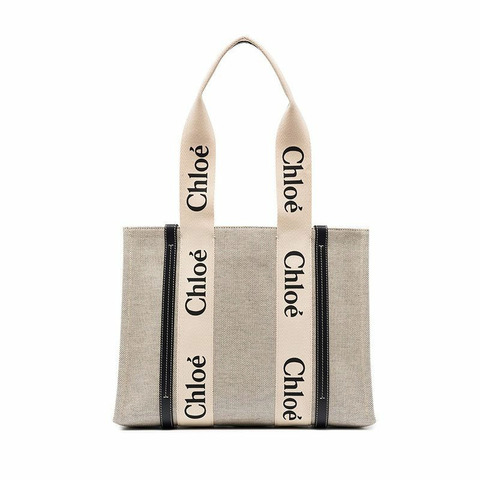 CHLOE Woody 中型藍色包款 CHC22AS383I26 91J