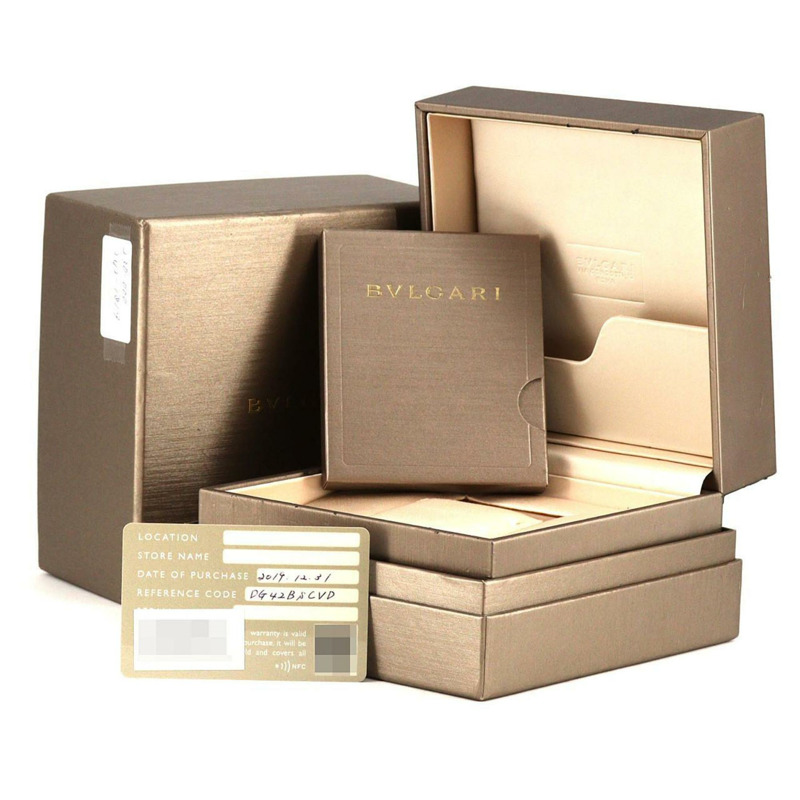 寶格麗 Diagono DG42SC DG42BSCVD 不鏽鋼自動腕錶-6