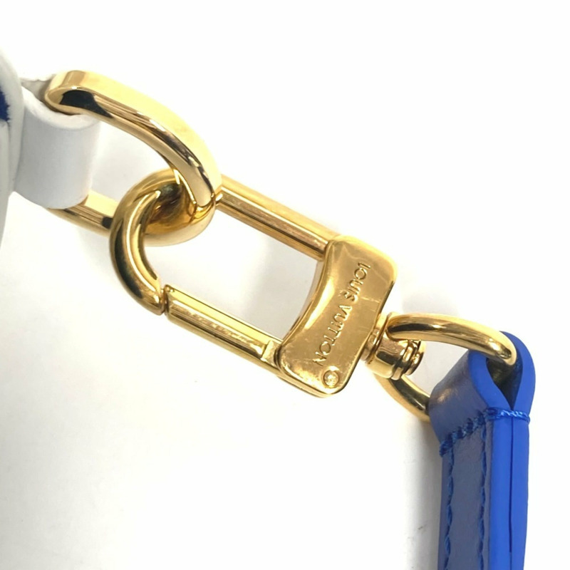 路易威登 GI0565 Monogram NBA 帆布水壺套/斜背包/肩背包，男女通用，棕色，近全新-10