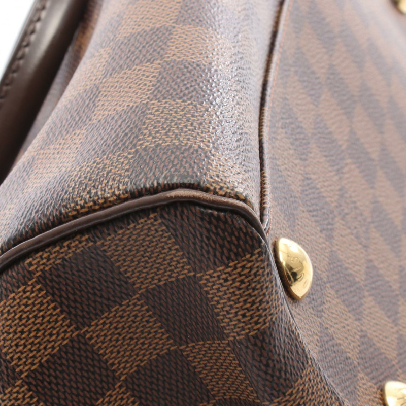 LOUIS VUITTON Trevi PM 單肩手提包 N51997 Damier 帆布皮革 Ebene 二手-7