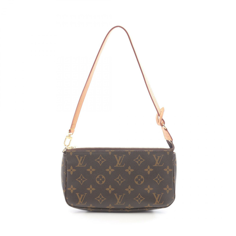 路易威登 Pochette Accessoires 單肩手提包 M40712 Monogram 帆布 二手-0