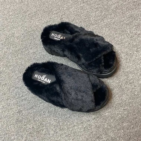 Hogan H644 毛毛拖鞋#35 37.5