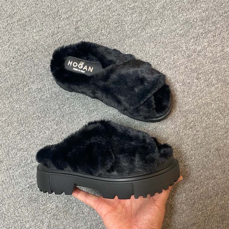 Hogan H644 毛毛拖鞋#35 37.5-1