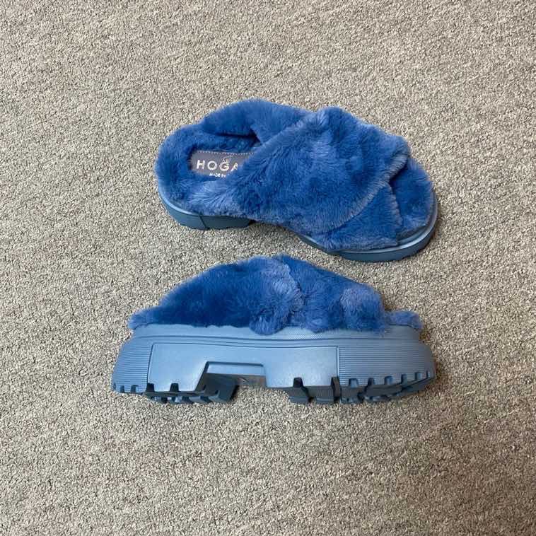 Hogan H644 毛毛拖鞋#35 36.5 37 37.5 38-1