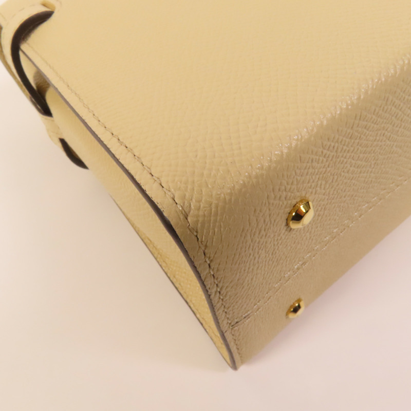 Delvaux 牛皮皮革Tempete PM金扣手挽肩背兩用袋-13