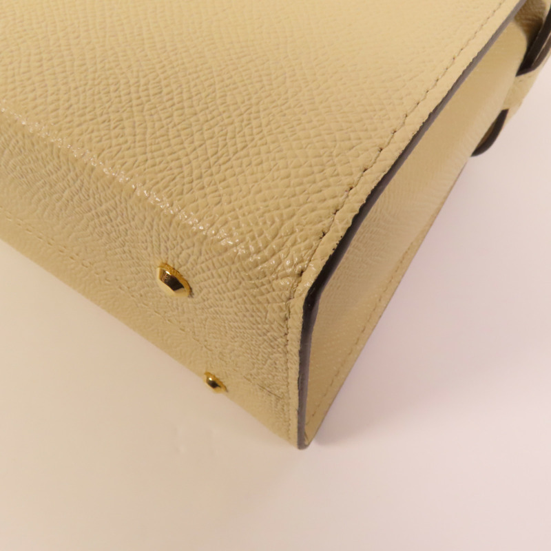 Delvaux 牛皮皮革Tempete PM金扣手挽肩背兩用袋-14