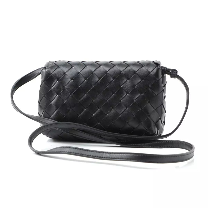BOTTEGA VENETA Intrecciato 迷你包 609412 黑色-9