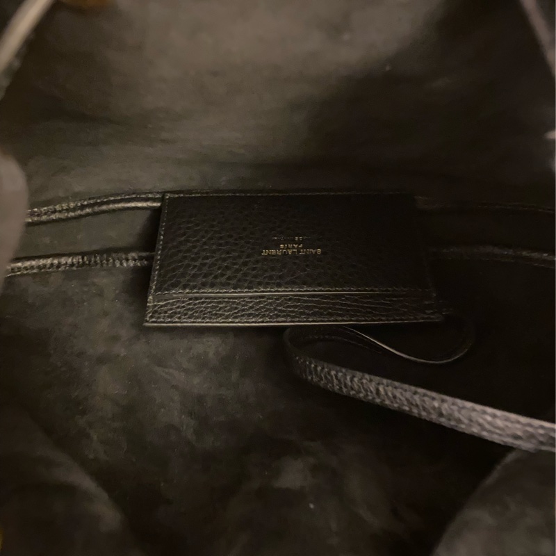 近全新 YSL Paris VII Small Hobo 黑金-9