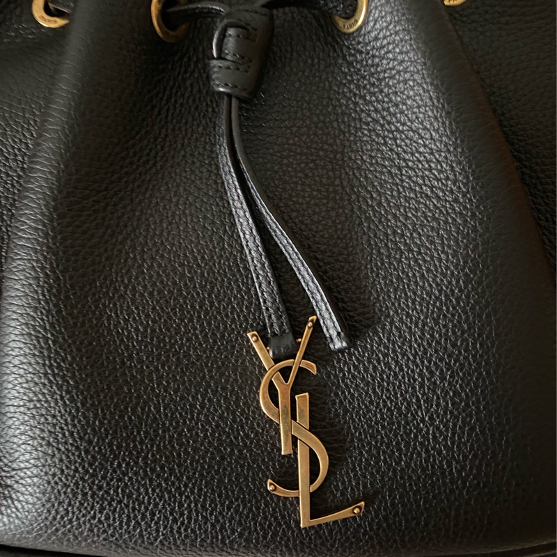近全新 YSL Paris VII Small Hobo 黑金-10