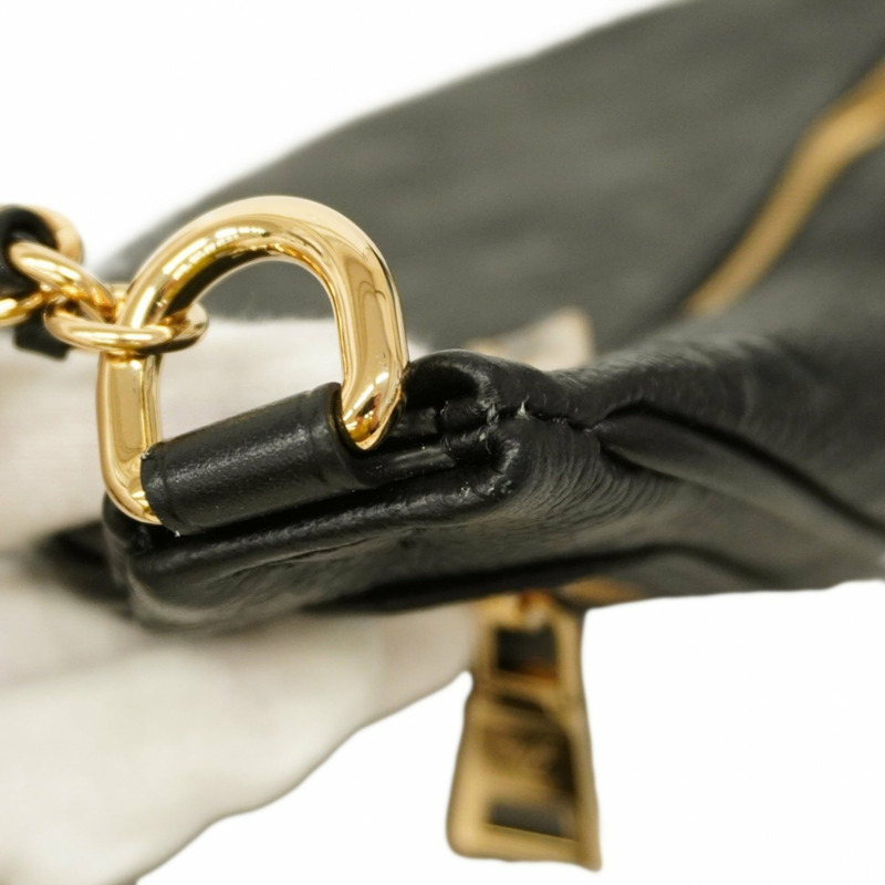 路易威登 Monogram Empreinte 高腰 PM 斜背包 M14353 黑色 女士-6