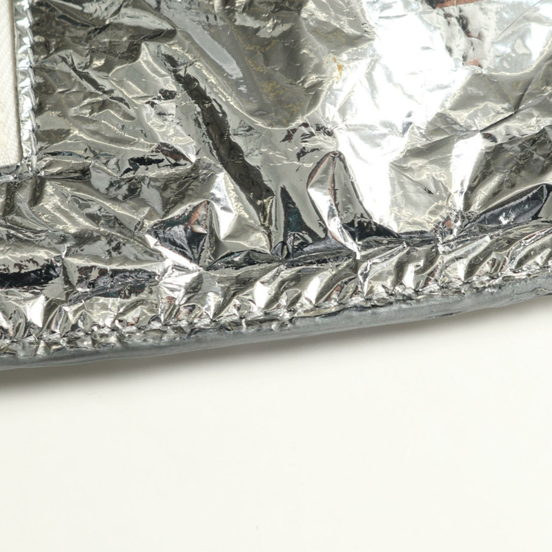 路易威登（LOUIS VUITTON）中層皮革背心，銀色，二手，男士S碼-6