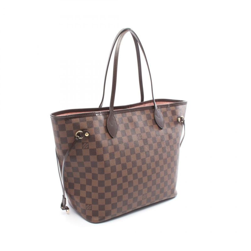 路易威登 Neverfull MM 肩背手提包 N41603 Damier 帆布棕色二手-1