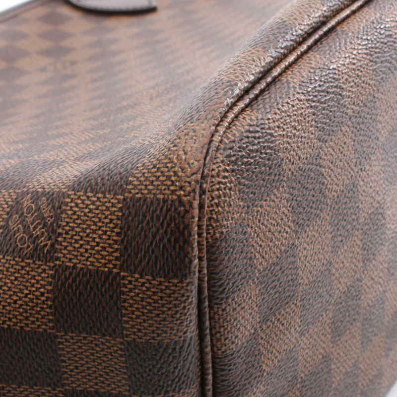 路易威登 Neverfull MM 肩背手提包 N41603 Damier 帆布棕色二手-8