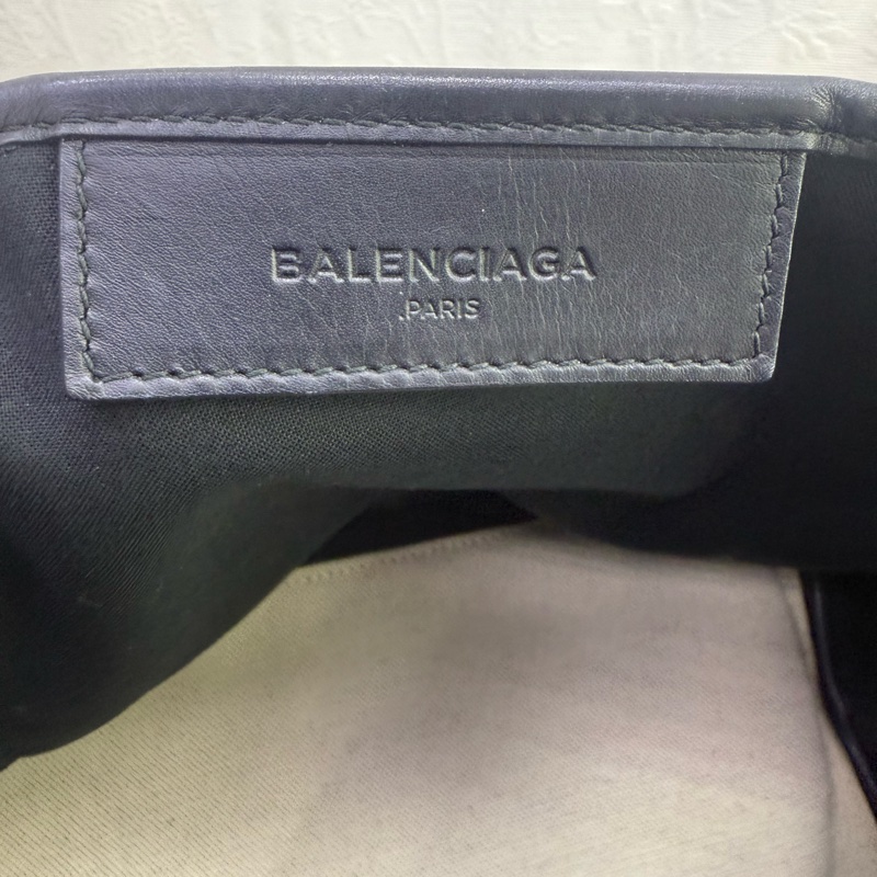 Balenciaga Navy Cabas-11