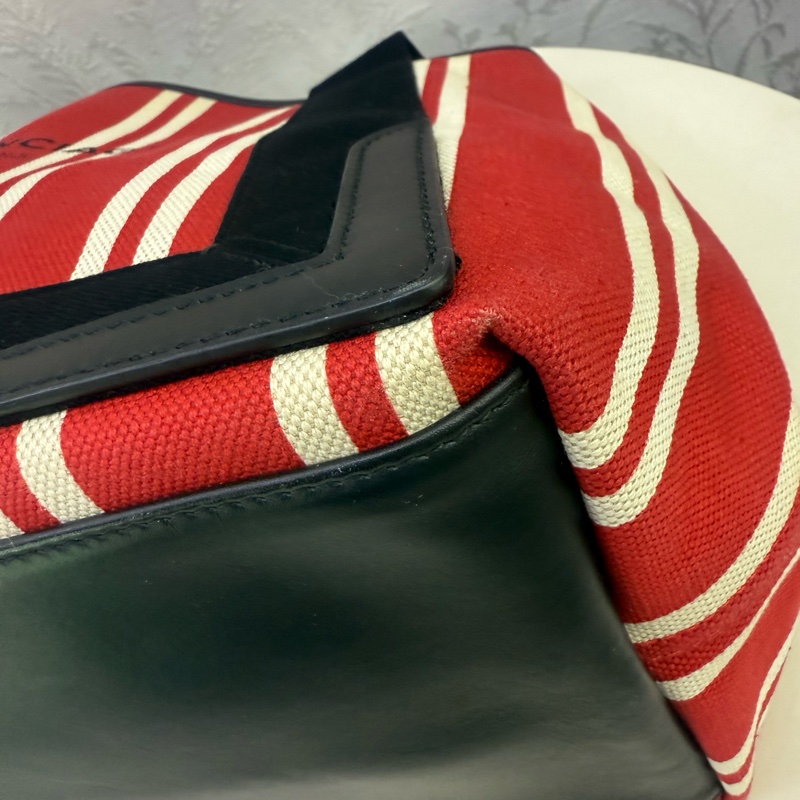 Balenciaga Navy Cabas-15