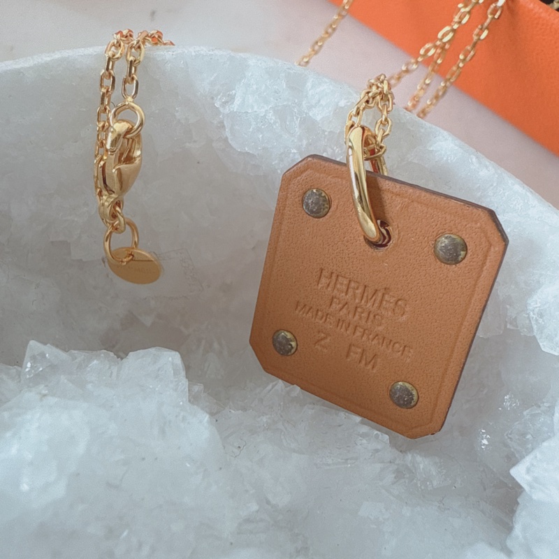 全新✨Hermes 撲克牌項鍊 愛心項鍊-9