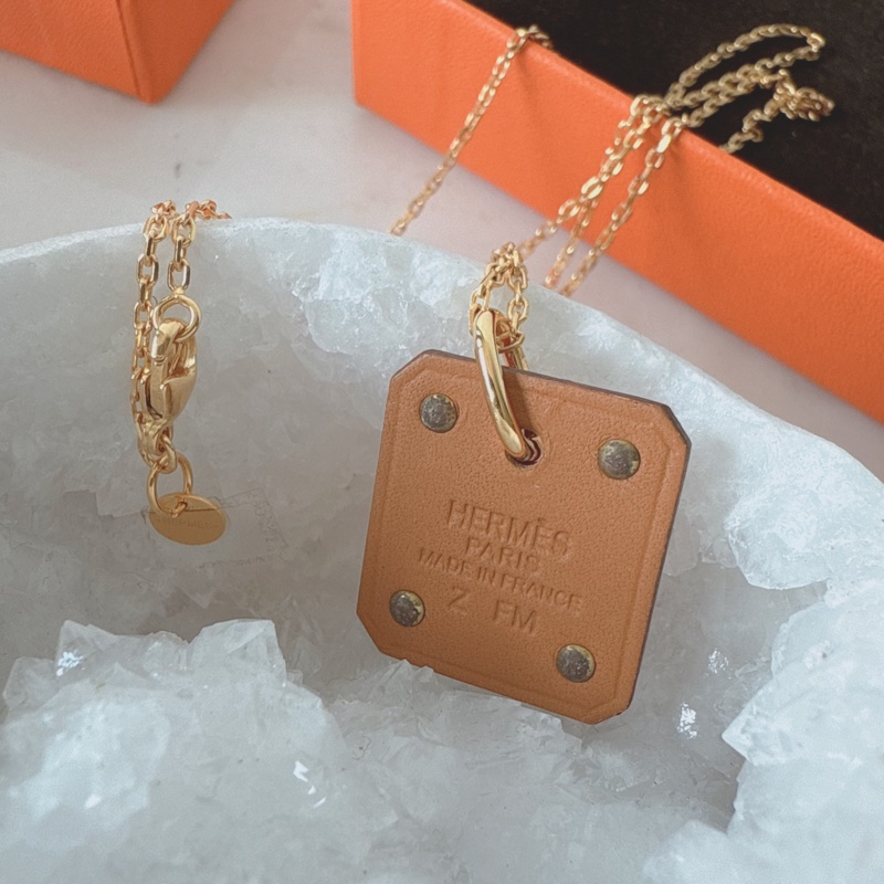 全新✨Hermes 撲克牌項鍊 愛心項鍊-10