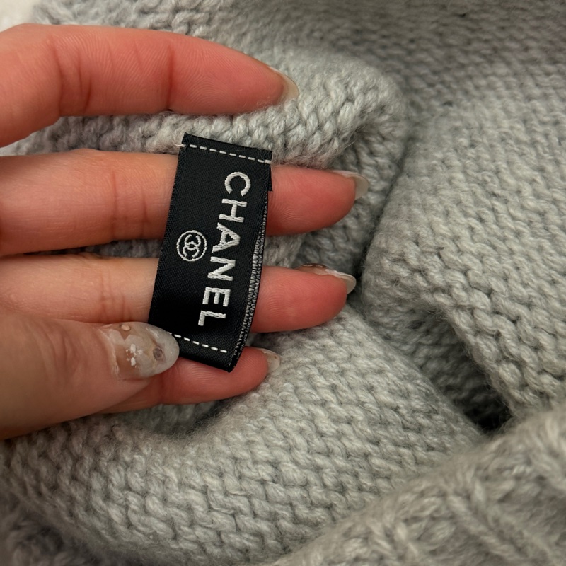 Chanel香奈ㄦ22k灰色冷帽 Chanel香奈儿22k最火的灰色冷帽-4