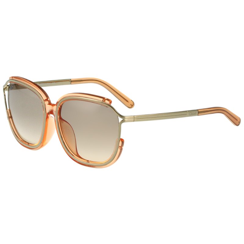 CHLOE太陽眼鏡（透明粉膚色）-1