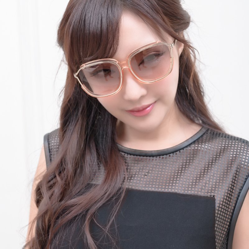 CHLOE太陽眼鏡（透明粉膚色）-6