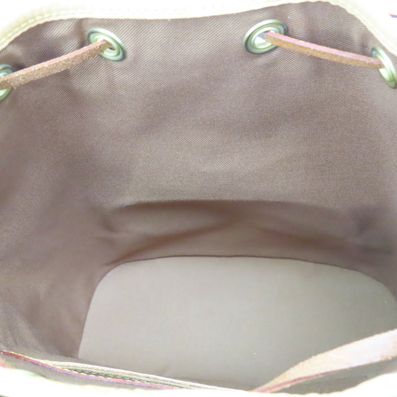 棕色 原花帆布 Montsouris MM 後背包【LOUIS VUITTON LV 路易威登】 M51136-6