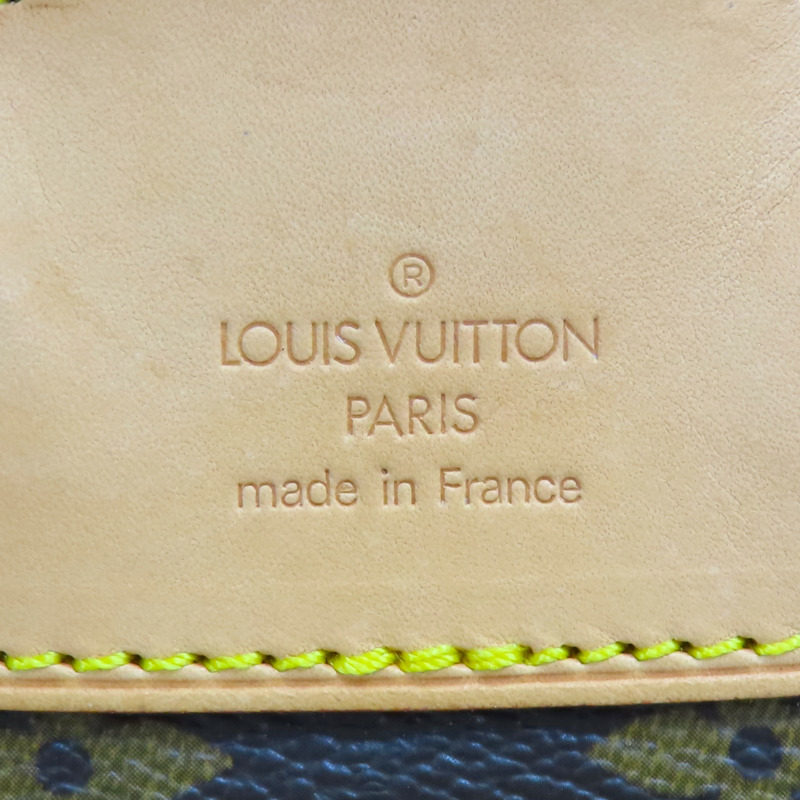 棕色 原花帆布 Montsouris MM 後背包【LOUIS VUITTON LV 路易威登】 M51136-8