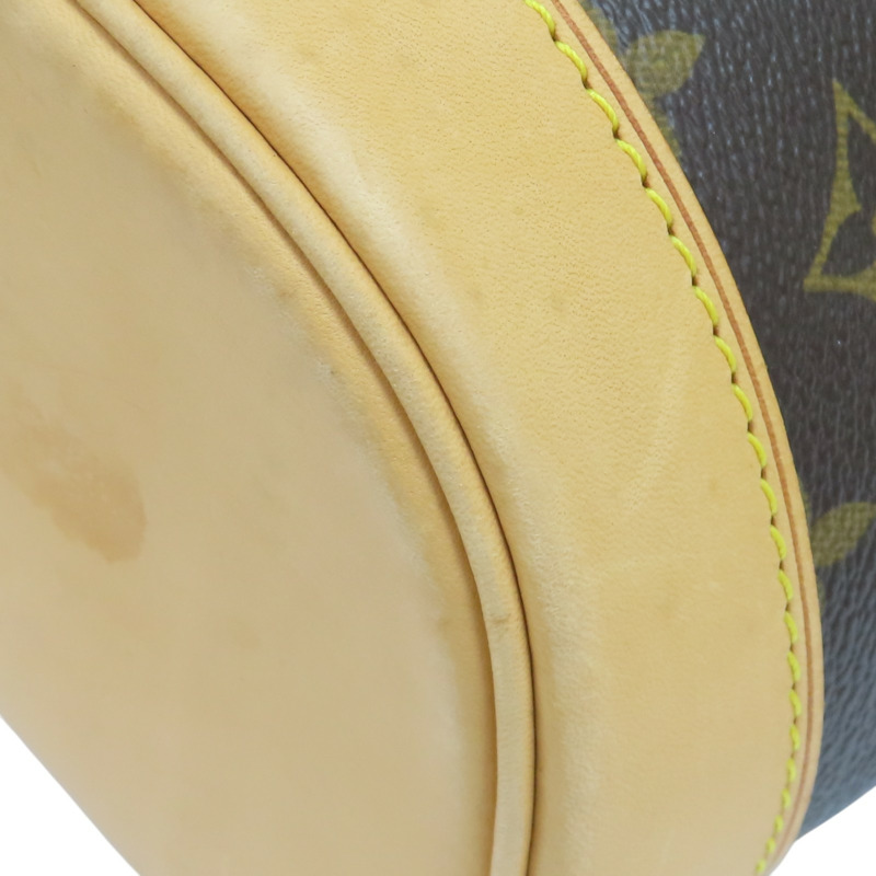 棕色 原花帆布 Montsouris MM 後背包【LOUIS VUITTON LV 路易威登】 M51136-12