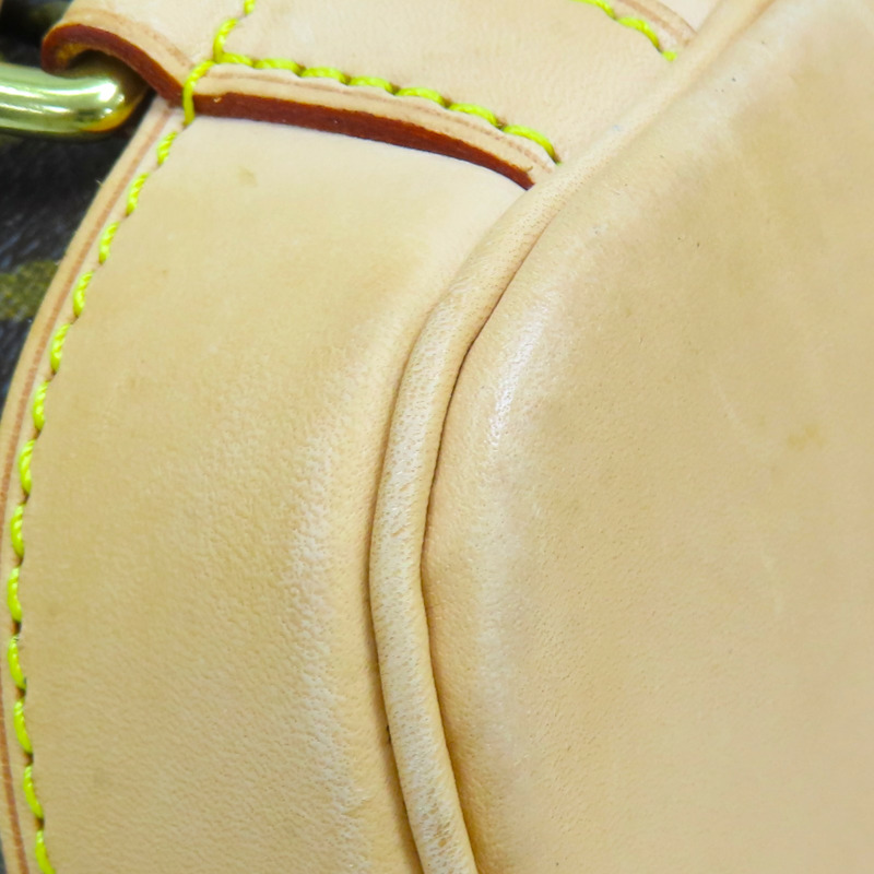 棕色 原花帆布 Montsouris MM 後背包【LOUIS VUITTON LV 路易威登】 M51136-13