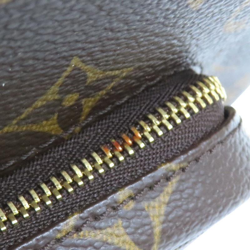 棕色 原花帆布 Montsouris MM 後背包【LOUIS VUITTON LV 路易威登】 M51136-15