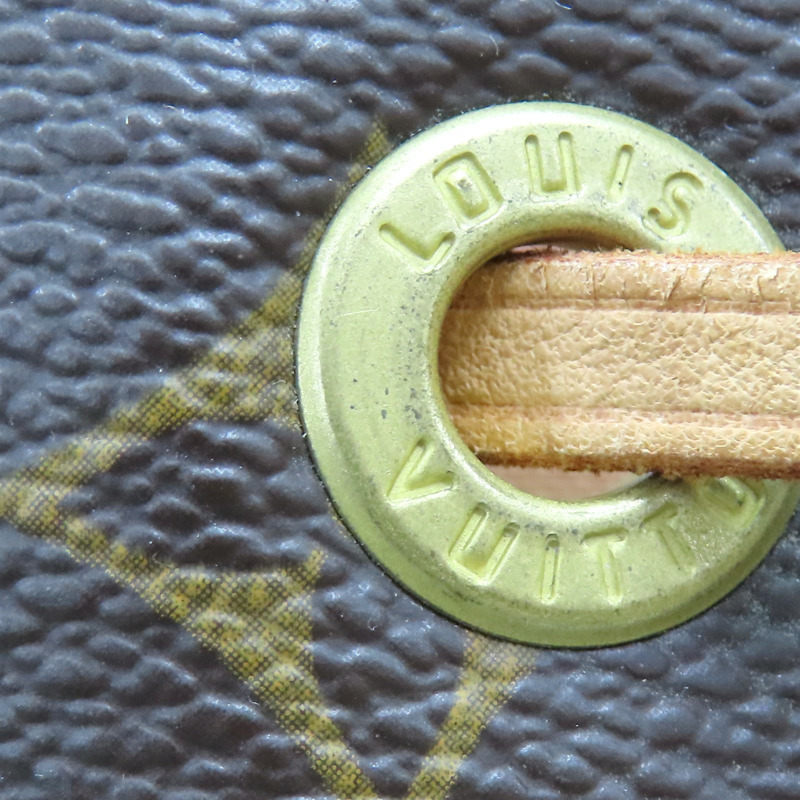 棕色 原花帆布 Montsouris MM 後背包【LOUIS VUITTON LV 路易威登】 M51136-17