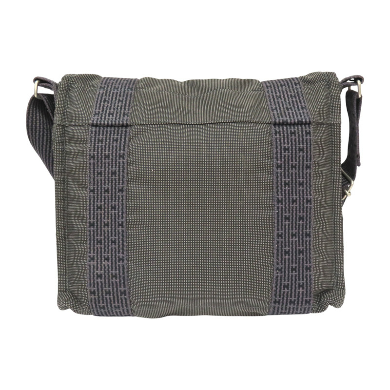 灰色 帆布 Herline Besace PM 肩背包【HERMES 愛馬仕】-1