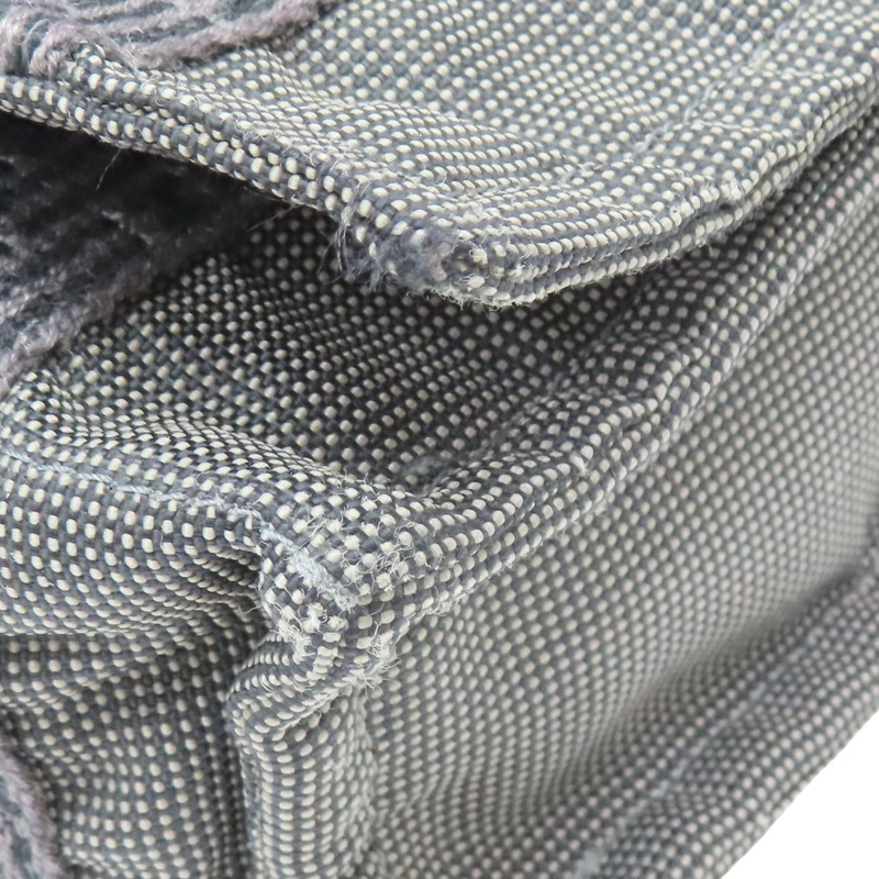 灰色 帆布 Herline Besace PM 肩背包【HERMES 愛馬仕】-10