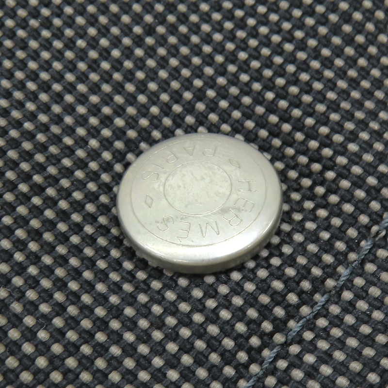 灰色 帆布 Herline Besace PM 肩背包【HERMES 愛馬仕】-13