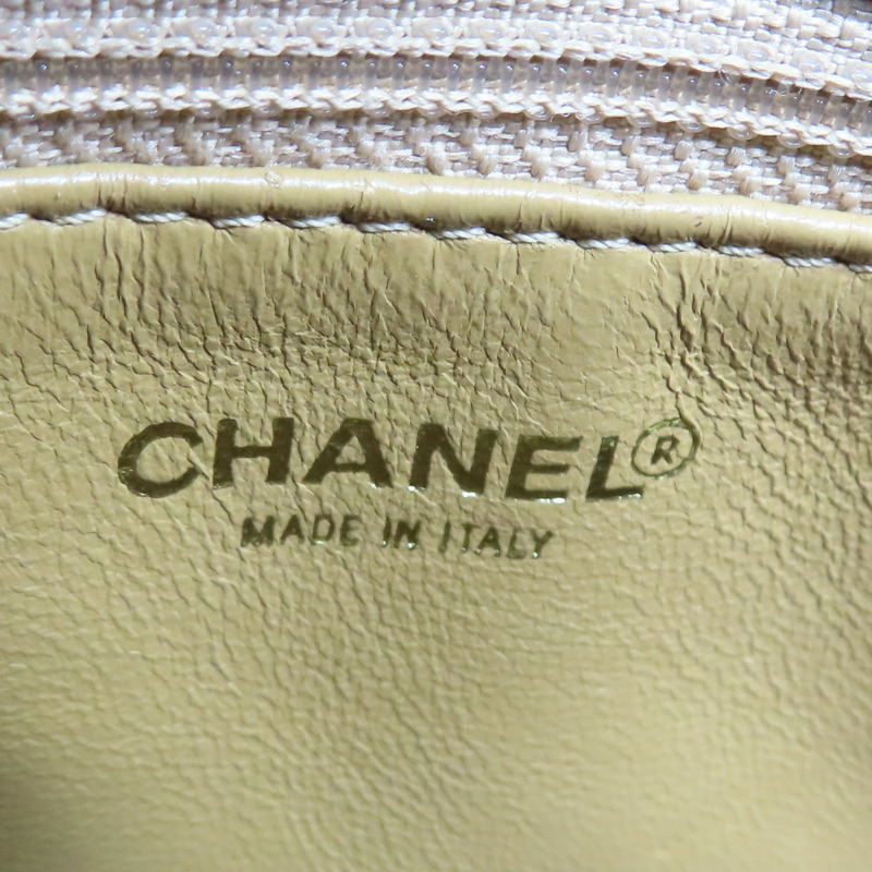 駱駝色 菱格紋 荔枝牛皮 Medallion 復刻版手提包【CHANEL 香奈兒】 A01804-7