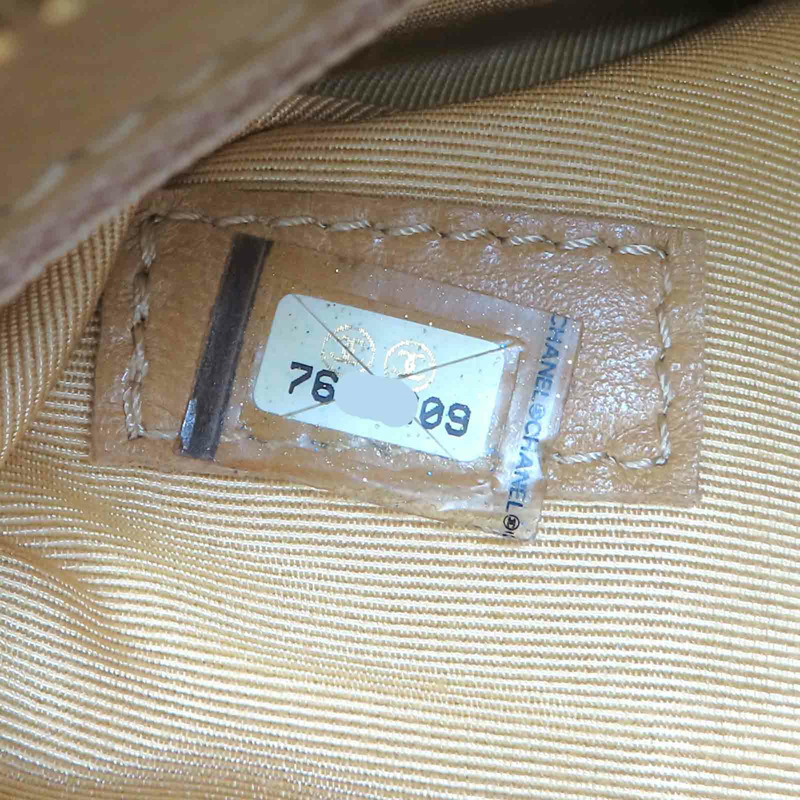 駱駝色 菱格紋 荔枝牛皮 Medallion 復刻版手提包【CHANEL 香奈兒】 A01804-8