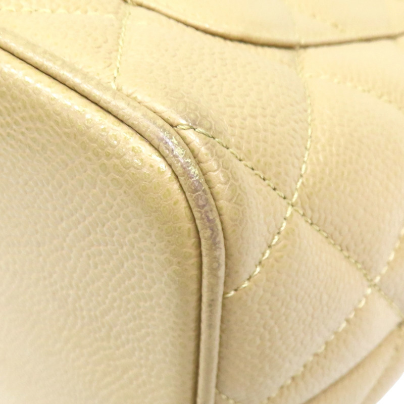 駱駝色 菱格紋 荔枝牛皮 Medallion 復刻版手提包【CHANEL 香奈兒】 A01804-13