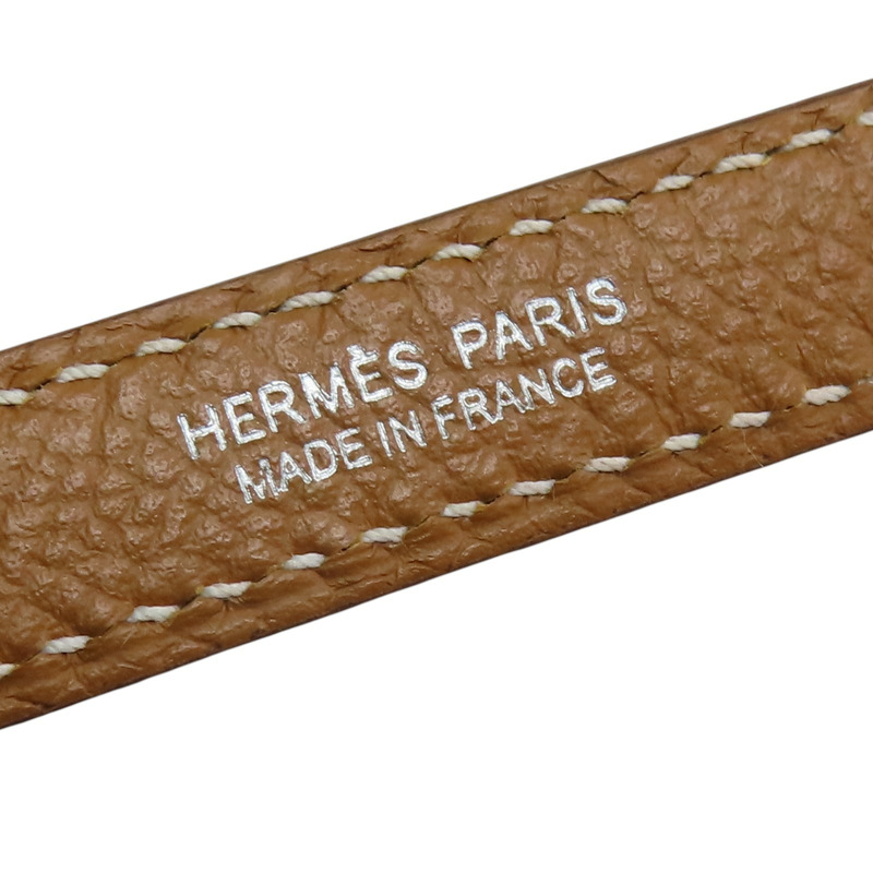 金棕色 Epsom牛皮 Bolide 27 柏莉包 兩用包 Z刻 銀扣【HERMES 愛馬仕】-6