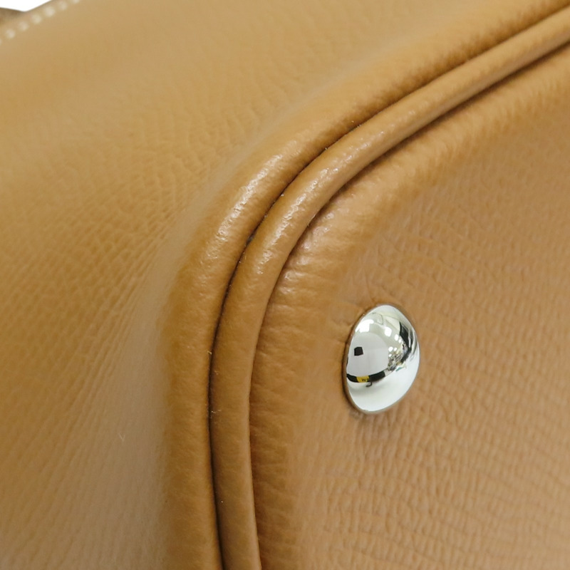 金棕色 Epsom牛皮 Bolide 27 柏莉包 兩用包 Z刻 銀扣【HERMES 愛馬仕】-12