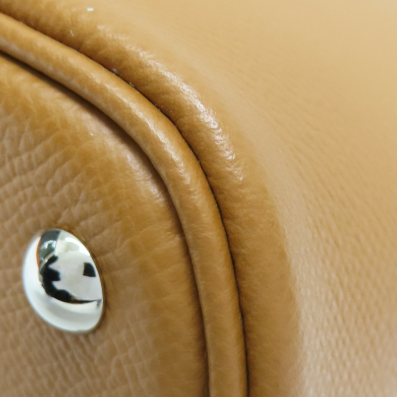 金棕色 Epsom牛皮 Bolide 27 柏莉包 兩用包 Z刻 銀扣【HERMES 愛馬仕】-13