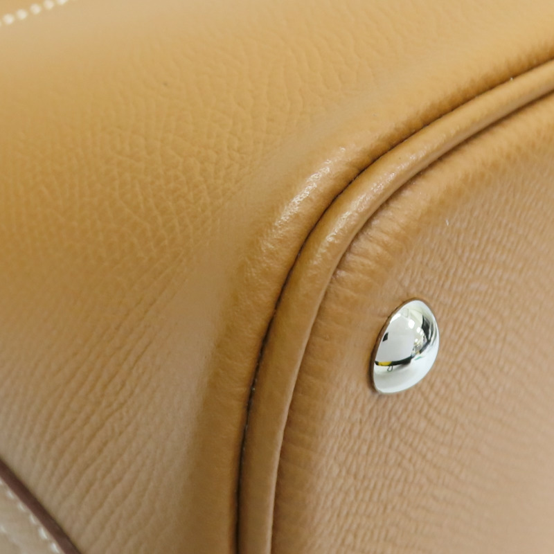 金棕色 Epsom牛皮 Bolide 27 柏莉包 兩用包 Z刻 銀扣【HERMES 愛馬仕】-14