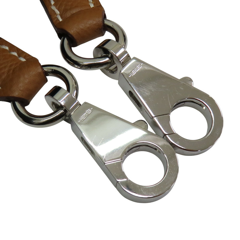 金棕色 Epsom牛皮 Bolide 27 柏莉包 兩用包 Z刻 銀扣【HERMES 愛馬仕】-16