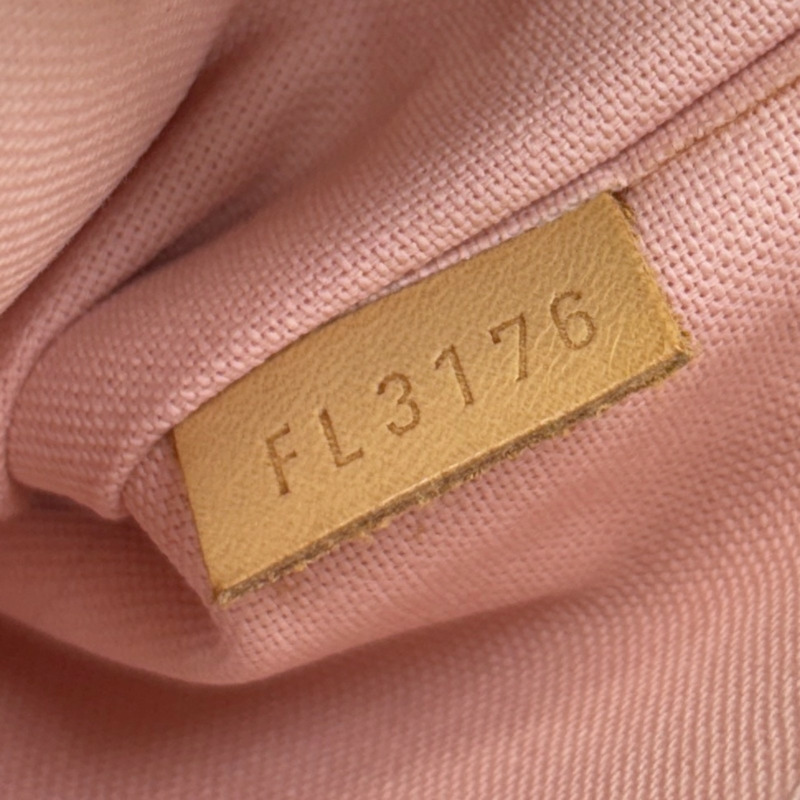 白色 棋盤格帆布 帆布 Croisette 兩用包【LOUIS VUITTON LV 路易威登】 N41581-8