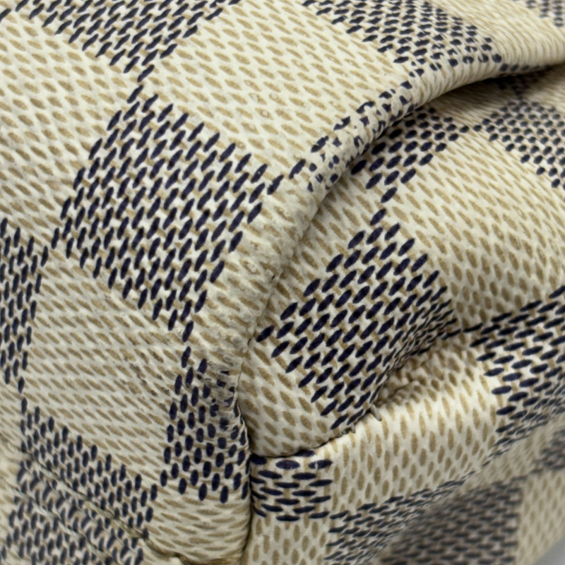 白色 棋盤格帆布 帆布 Croisette 兩用包【LOUIS VUITTON LV 路易威登】 N41581-13