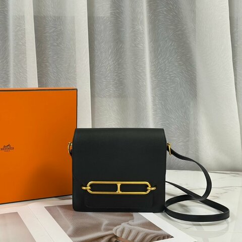 HERMES Mini roulis - 黑金 C