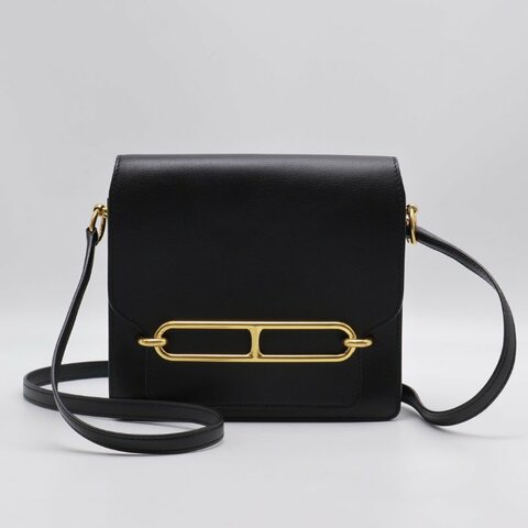 HERMES Mini roulis - 黑金 C