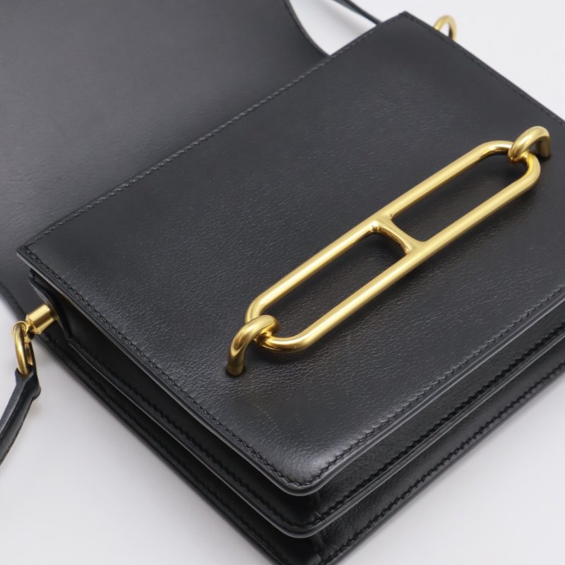 HERMES Mini roulis - 黑金 C-4